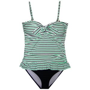 NWT Marina West Ruffle Tankini Swimsuit Set XXL 16